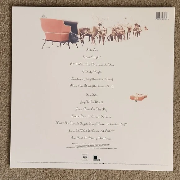 Mariah Carey Merry Christmas 2015 Deluxe Anniversary 12" LP Red - Picture 2 of 6